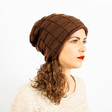 Carica l&#39;immagine nel visualizzatore di Gallery, Cappello invernale unisex in maglia con morbido interno