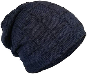 Cappello invernale unisex in maglia con morbido interno