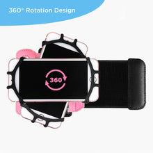 Carica l&#39;immagine nel visualizzatore di Gallery, Fascia da Polso e Braccio Sportiva Porta Cellulare Armband con Rotazione di 360°